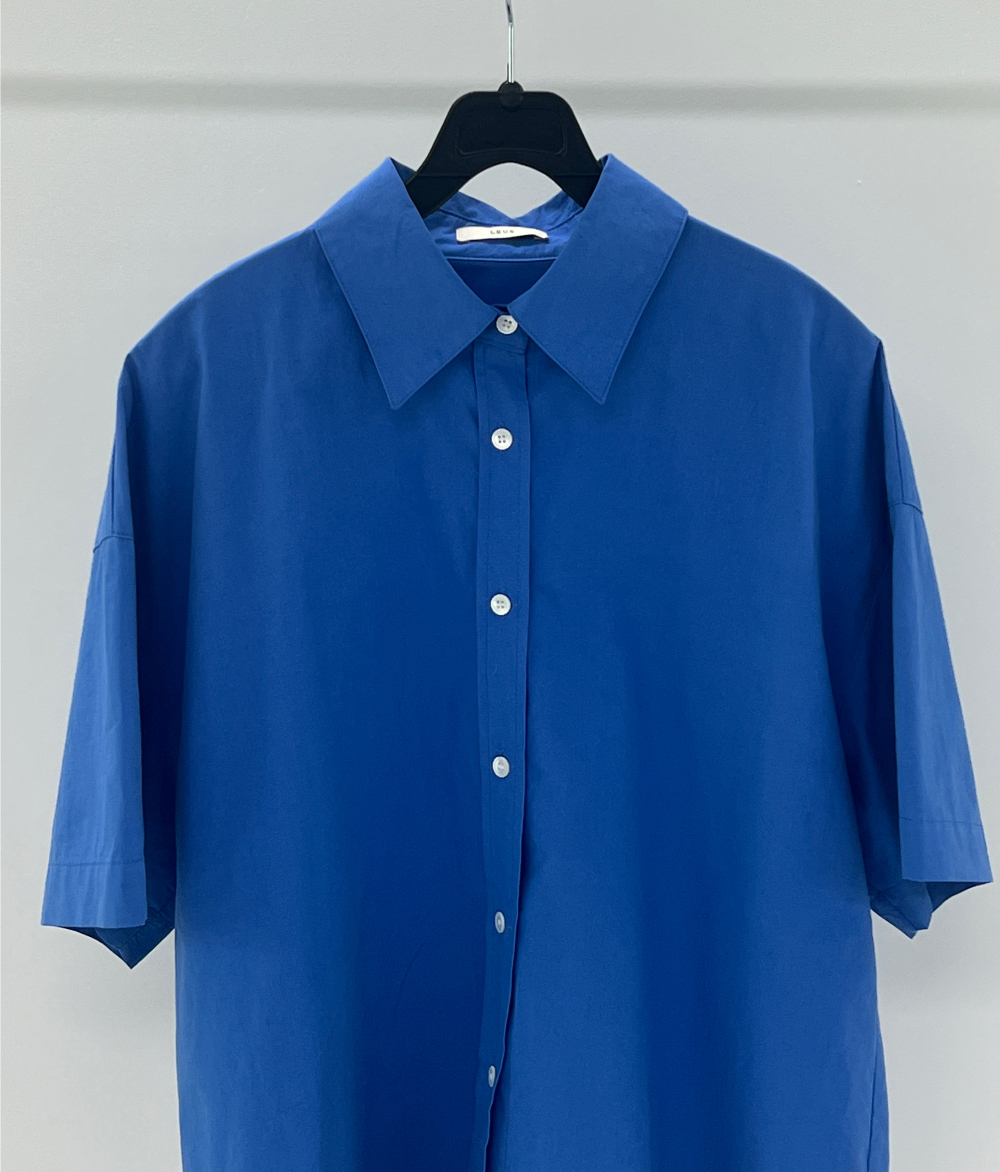 반팔 티셔츠 네이비블루 색상 이미지-S1L90